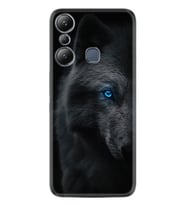 Infınix Hot 20i Kılıf Resimli Desenli Silikon Platinium Series Dark Wolfs 1834