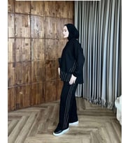 TESETTÜR TAŞLI TAKIM OYSHO KUMAŞ (Siyah)