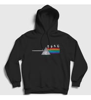 Presmono Unisex Siyah Band V2 Pink Floyd Kapüşonlu Sweatshirt 76213tt