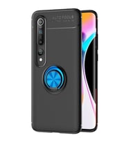 Xiaomi Mi 10 Yüzüklü Power Silikon Kılıf (Mavi)
