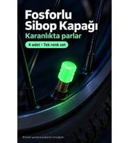 Fosforlu Sibop Kapağı 4 Adet Karanlıkta Parlayan