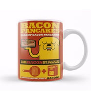 Bacon Pancakes Kupa Bardak Porselen