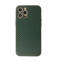 Iphone 12 Pro Kılıf Coco Karbon Silikon - Yeşil