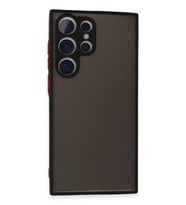 Newface Samsung Galaxy S24 Ultra Kılıf Montreal Silikon Kapak - Siyah