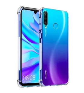 Huawei P30 Lite Shock Absorbing Darbe Emicili Şeffaf Silikon Kılıf