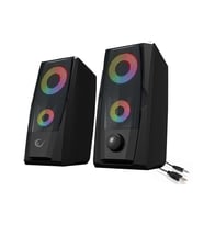 Rampage RMS-X9 2.0 RGB Işıklı Multimedia 5V 30dB Gaming Oyuncu Speaker