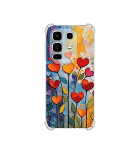 PrintiFy İnfinix Note 50 Pro Plus ile Uyumlu Düşlerin Dansı Serisi Kökten Sevgi Tasarımlı Uv Baskılı Köşe Korumalı Antişok Kılıf