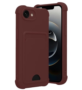 iPhone 16E Kelvin Kartvizitli Silikon - Bordo