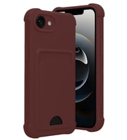 iPhone 16E Kelvin Kartvizitli Silikon - Bordo
