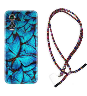 General Mobile GM 21 Pro GM 22 Pro Plus Kılıf Boyun Asklı Rasta Silikon Owl 1351