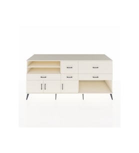 Kronos Konsol 4 Raflı 5 Çekmeceli 3 Kapaklı 220x59x99 Aytaşı-Aytaşı/Aytaşı