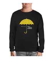 How I Met Your Mother - Umbrella Siyah Çocuk Sweatshirt