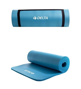 Delta Konfor Zemin 15 Mm Taşıma Askılı Pilates Minderi Yoga Matı -Mavi