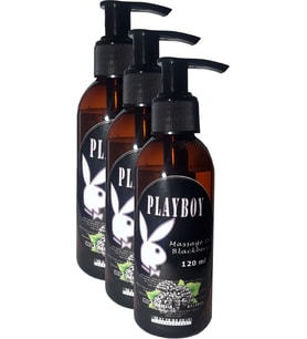 Blackberry Flavored Massage Oil Böğürtlen Aromalı Vücut Yağı 120 ml 3 Adet