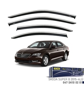 Niken Skoda Uyumlu Süper B Kromlu Cam Rüzgarlığı 2015 - 2019 (Karışık)