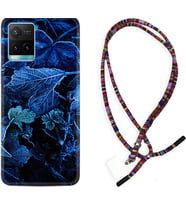 Vivo Y11S Y21S Y20 Y20S Y70 Kılıf Boyun Asklı Rasta Silikon Blue Foid 1628