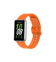 Samsung Galaxy Fit 3 Uyumlu Silikon Kordon Zore KRD-110 Strap Kayış (Turuncu)