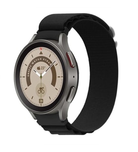 Samsung Galaxy Watch 6 40 43 44 47mm Uyumlu Kavisli Tasarım Frost Alpine Loop Kordon (Haki)