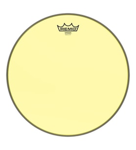REMO BE-0316-CT-YE Emperor Colortone Davul Derisi (16" Sarı)  Şeffaf Sarı Çift Kat Görsel Şölen