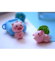 SYNOPE Domuz Pig Figürlü Flash Bellek 64 Gb ( Karikatür Minik Hayvan Oyuncak Hafıza Çocuk )