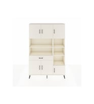 Arges Dolap 10 Raflı Tek Çekmeceli 6 Kapaklı 132x30x195 Aytaşı-Aytaşı/Aytaşı