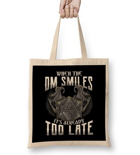 Awesome When the DM Smiles, It's Already Too Late Bez Çanta Uzun Saplı