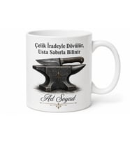 Bıçak Ustasına Bursa Çeliği Keskin ve Sağlam İrade Kupa Bardak Hediye