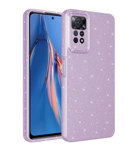Xiaomi Redmi Note 12 Pro 4G Kılıf Kamera Korumalı Simli Lüks Zore Koton Kapak