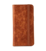 BİKAPAK LUXURY IPHONE 13 KAHVERENGİ CÜZDAN KILIF