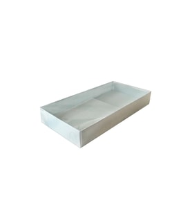 Asetat Kapaklı Karton Kutu 20X10X3 (25 Adet)  Mavi