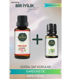Kiraz Çiçeği 30 ML + Yasemin 10 ML ( Oda Kokusu Aroma Terapi Buhurdanlık / Difüzör Yağı ) Set 2 Adet
