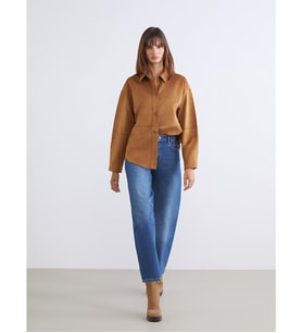 LCW Jeans İndigo Balloon Fit Kadın Jean Pantolon