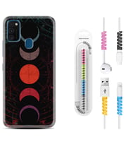 Samsung M21 M22 M23 M30 M31S M32 Kılıf Kablo Koruma Spiral Silikon Epiclys 1645
