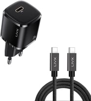 Rapid 20W USB-C Mini PD Hızlı Şarj Cihazı Güç Adaptörü ve 50 cm Hızlı Şarj Ve Data Kablosu L23 - TCT-50