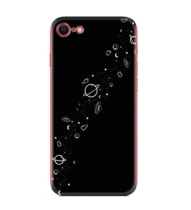 Apple iPhone 5 6 7 8 Plus Se XR Kılıf Desemli Silikon Planet 1620