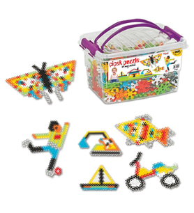 Çiçek Puzzle Lego (500 Parça) - Yıldız Puzzle - Çiçek Bloklar - Çiçek Legolar Oyuncak