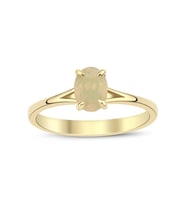 Opal Oval Tektaş Yüzük