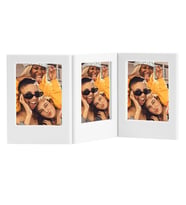 Instax Mini Film Uyumlu Beyaz 3'lü Mıknatıslı Fotoğraf Çerçeve Seti