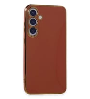 Newface Samsung Galaxy S24 Kılıf Volet Silikon - Kırmızı