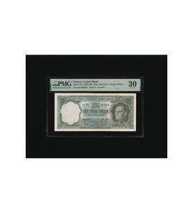 PMG 30 Yüz Türk Lirası 100 TL 1930 (ND 1964) P 177a *** S/N A29 065838*** ÇT- Çok Temiz