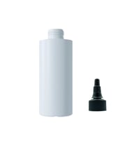250ml beyaz plastik asansör kapaklı şişe, 24 adet, serum şişesi, tonik şişesi, asansör kapaklı şişe, sos şişesi, medikal şişe