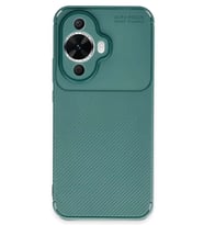 Nova 12S Kılıf Auto Focus Karbon Kapak - Koyu Yeşil