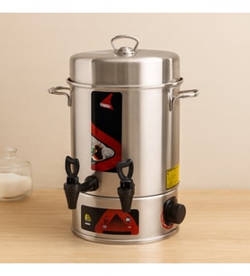 Elektrikli Semaver Çay Makinesi 6 Litre Çift Musluk 1000W (60 Bardak)