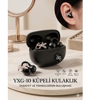 Yeni Nesil Kristal Fiyonklu Küpeli Bluetooth Kulaklık - Estetik ve Teknoloji Bir Arada