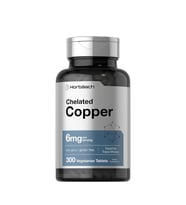 Chelated Copper 6mg  300 Tablet  Temel İz Mineral  Vejetaryen, GDO'suz, Glutensiz