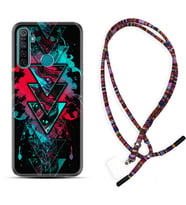 Realme 5i 5 Pro 6i 7 Pro 8 Kılıf Boyun Asklı Rasta Silikon Down 1719