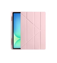 Newface Apple iPad Pro 13 (2024) Kılıf Kalemlikli Hugo Tablet Kılıfı - Rose Gold