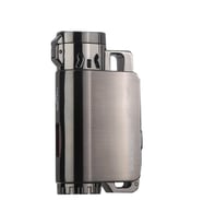 Quantoro 3 Torch Pürmüz Gunmetal Metal Puro Çakmağı