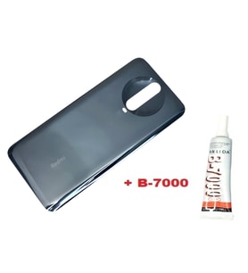 Xiaomi Redmi K30 Arka Kapak Pil Kapağı (CAM+B-7000) SİYAH