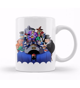 Batman Thanksgiving Kupa Bardak Porselen